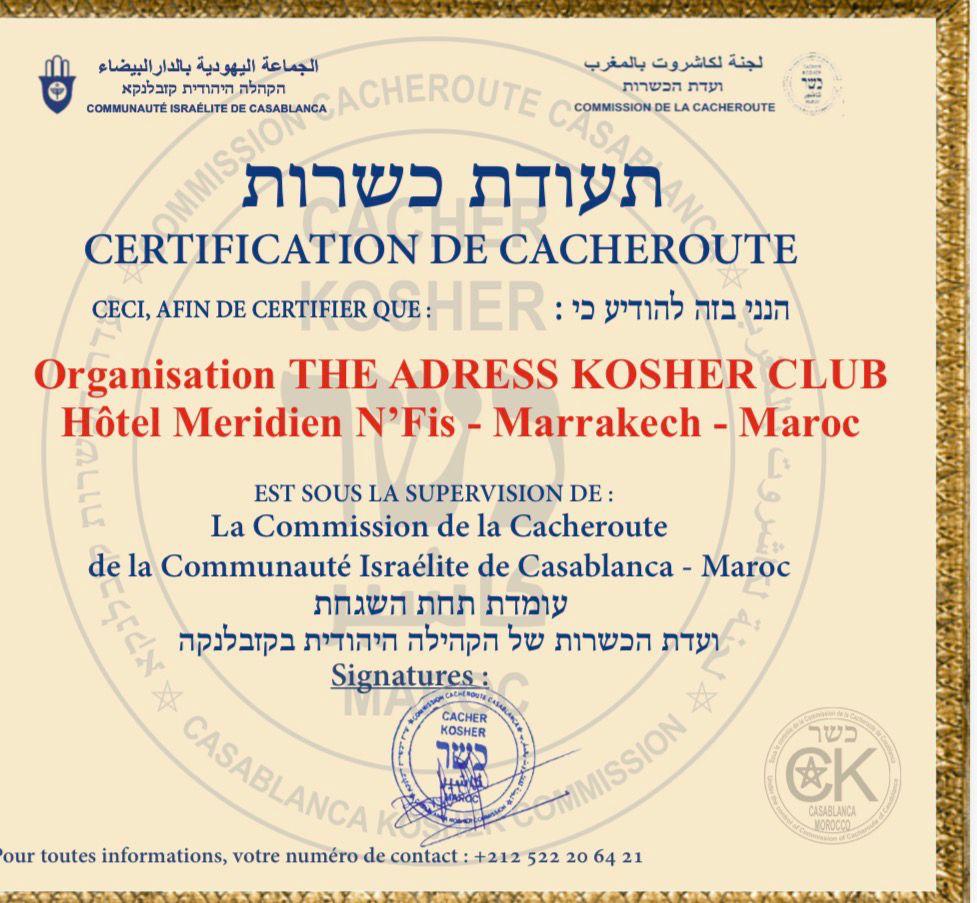 Certificat Kasher 1