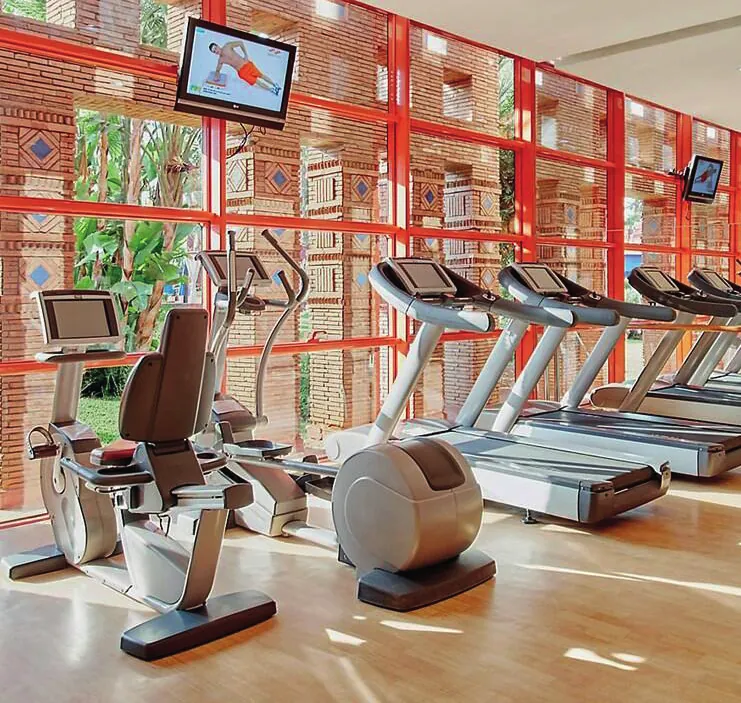 The fitness room